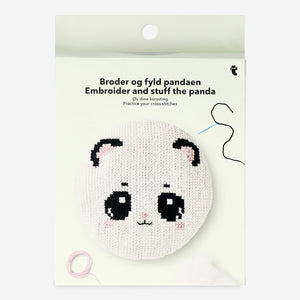 DIY PILLOW CROSS STITCH PANDA