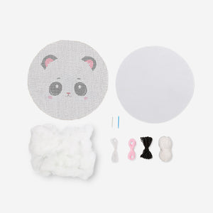 DIY PILLOW CROSS STITCH PANDA