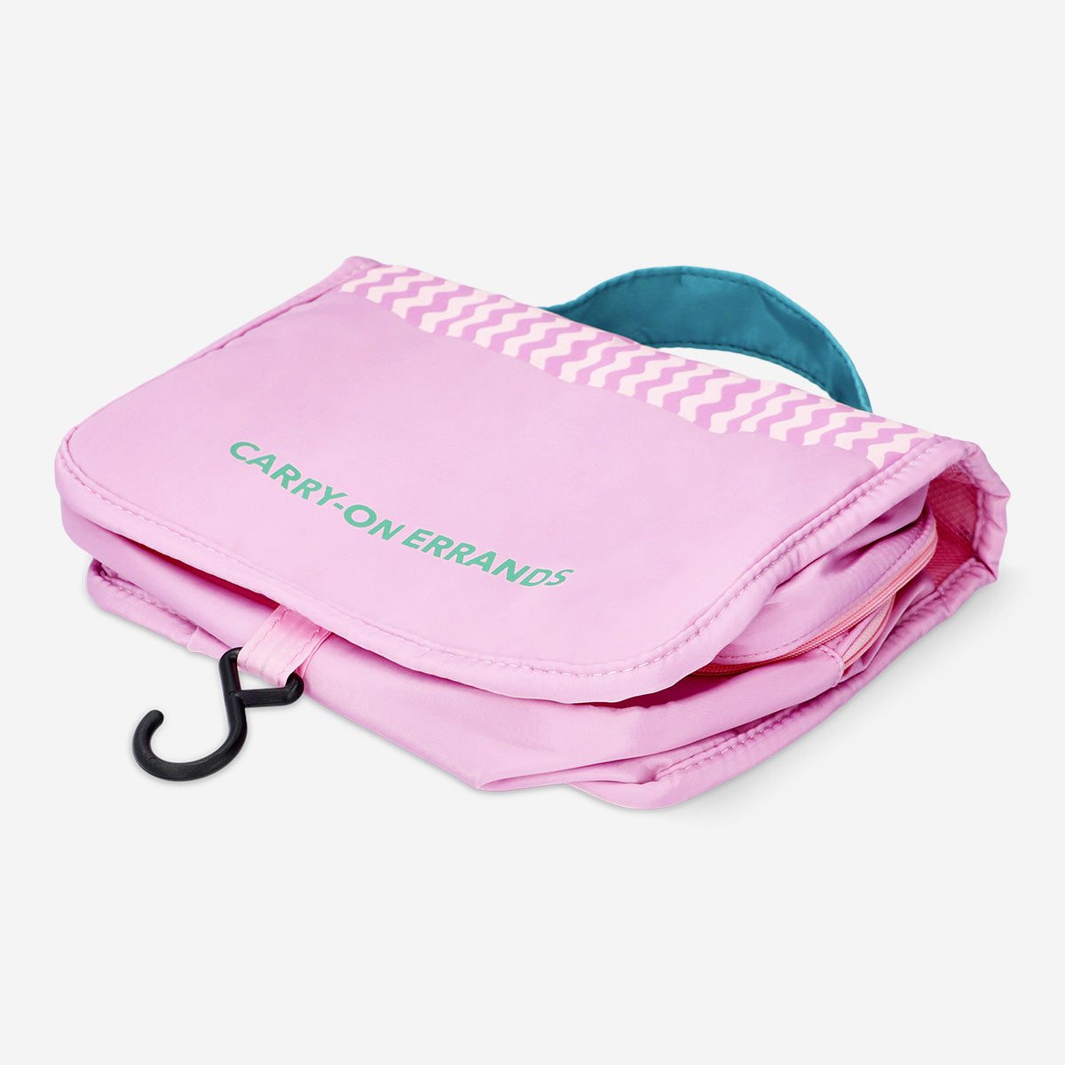 TOILETRY BAG TRAVEL W HOOK+MIRROR WITH REMOVABLE POCKET