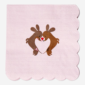 NAPKINS VALENTINE COCKTAIL 16 PCS 12,5x12,5