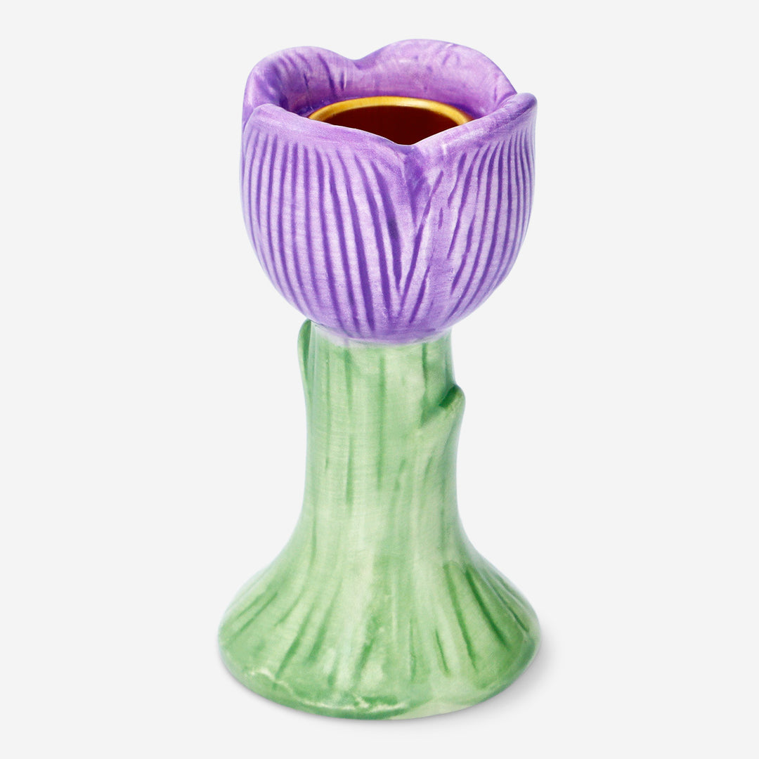 CANDLE HOLDER FLOWER SHAPED SMALL