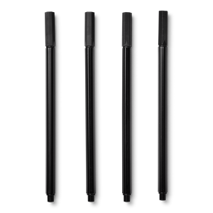 FELT PENS 4 PCS BLACK