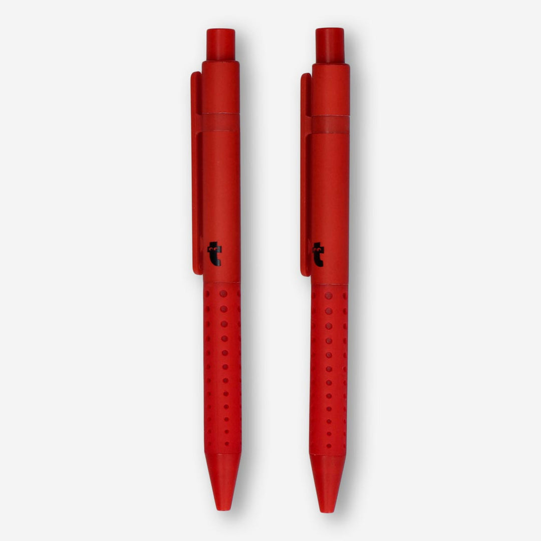 PEN GEL INK RED 2 PCS