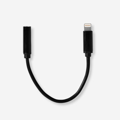 ADAPTOR LIGHTNING TO JACK WITH BLUETOOTH BLACK