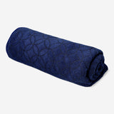 YOGA TOWEL W. ANTI SLIP DARK BLUE