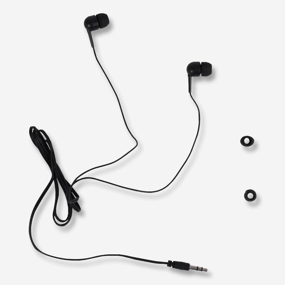 EARPHONES SILICONE BLACK