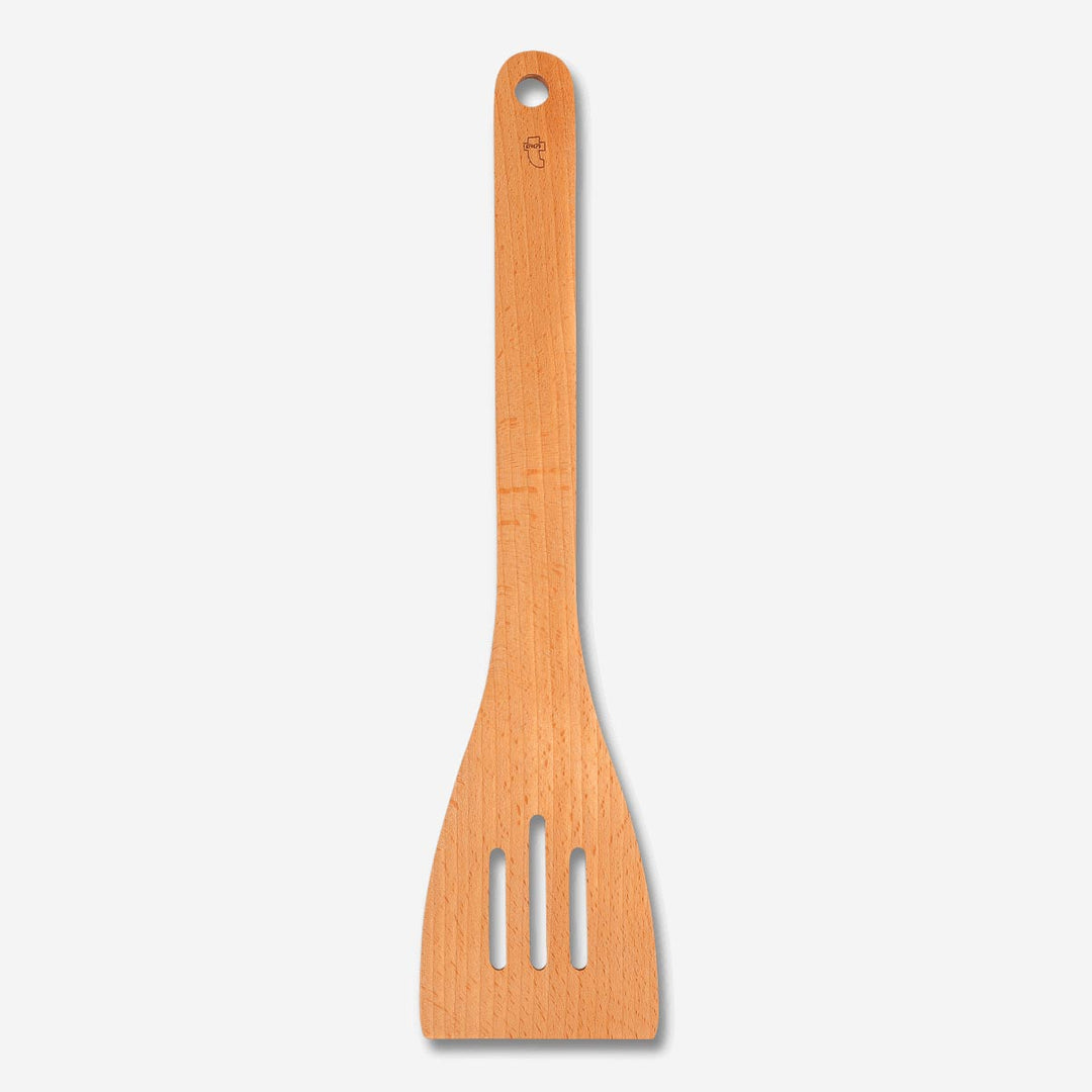 SPATULA SLOTTED WOOD