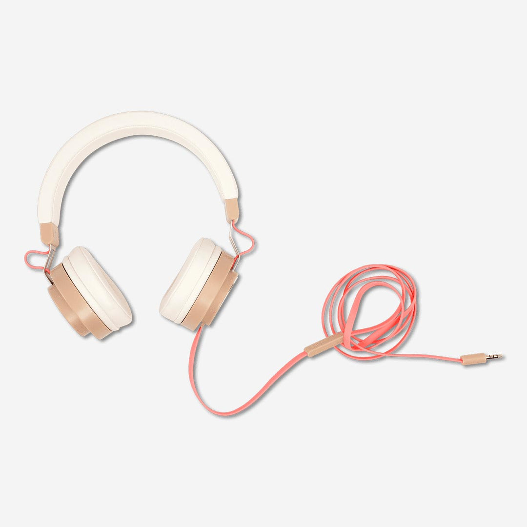 HEADPHONES A BEIGE/CORAL