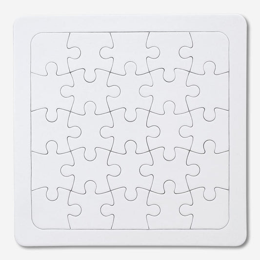 DIY PUZZLE WHITE PAINT 20X20