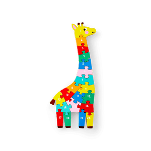 PUZZLE NUMBER WOODEN GIRAFFE