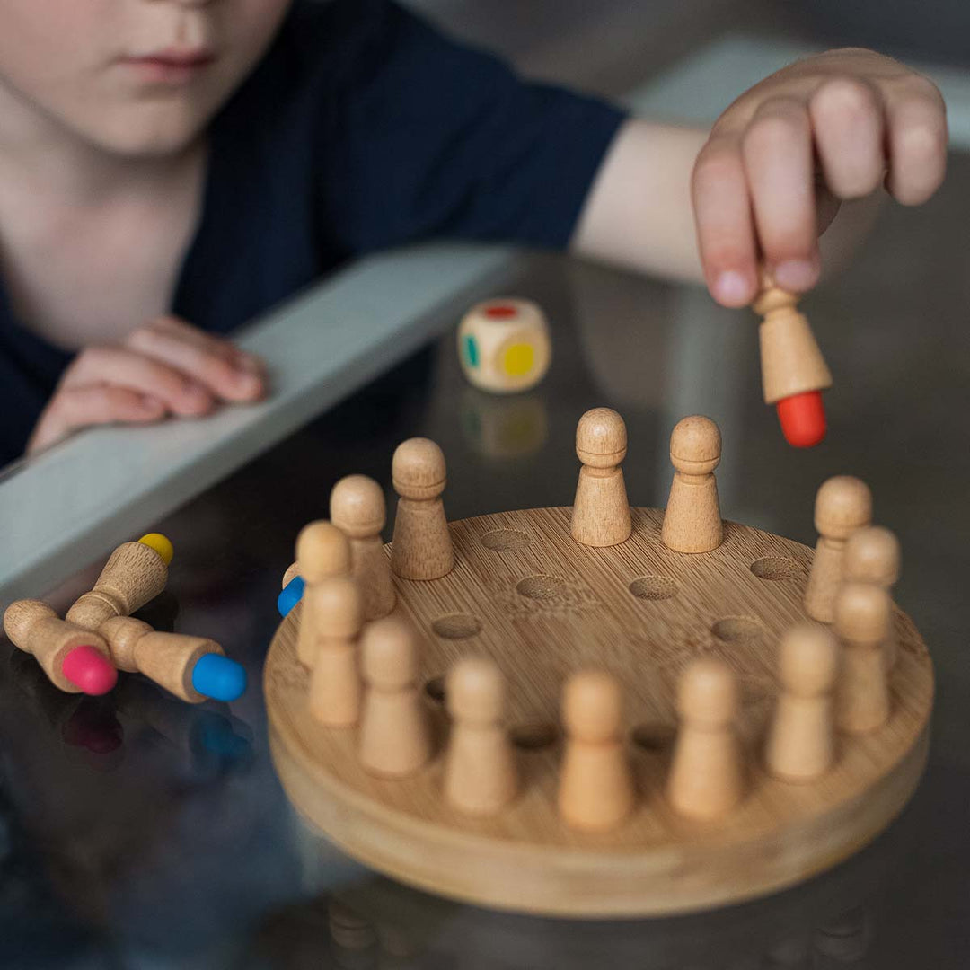 GAME MEMORY CHESS BAMBOO