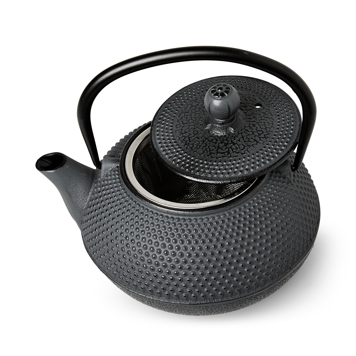 TEAPOT 800ML CAST IRON GREY