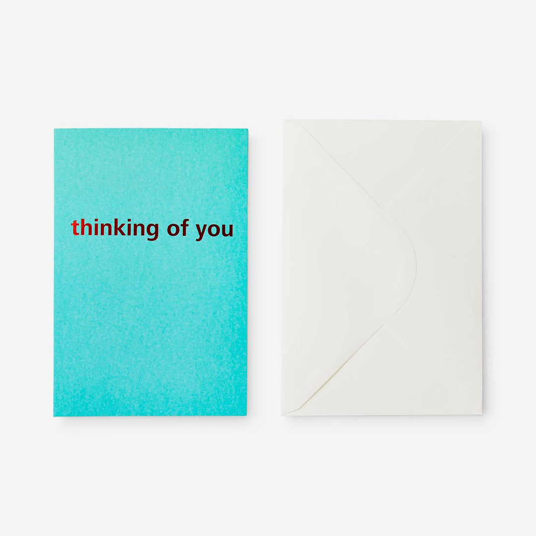 CARD MINT THINKING OF YOU