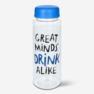 BOTTLE DRINKING 500ML BLUE LID AND TEXT