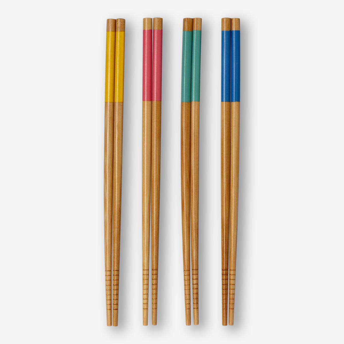 4'lü Çok Renkli Bambu Chopstick Seti