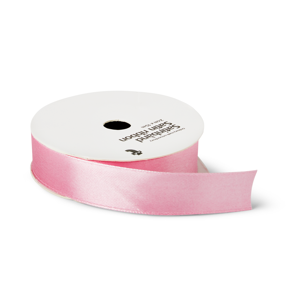 RIBBON SATIN 2CMX15M PINK