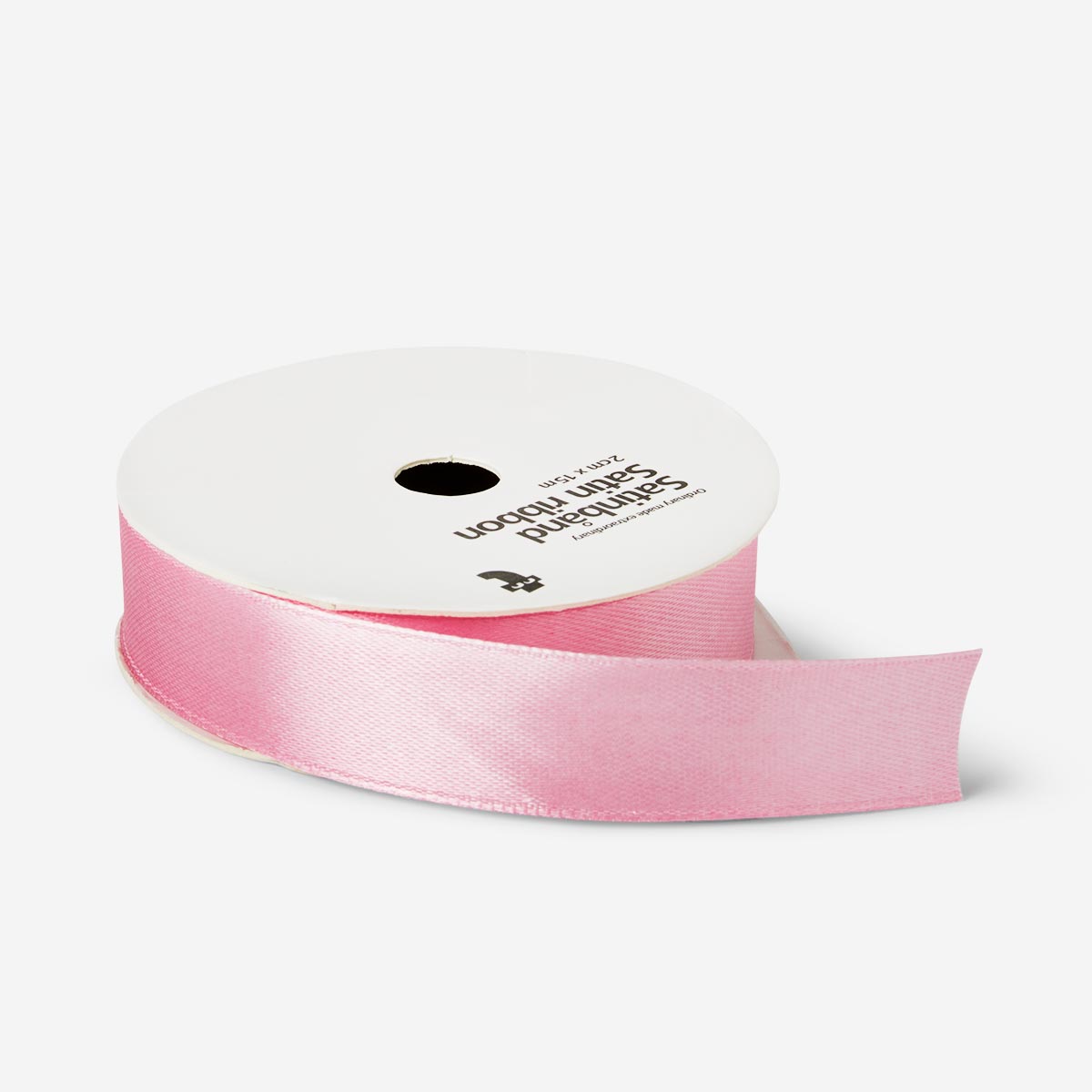 RIBBON SATIN 2CMX15M PINK