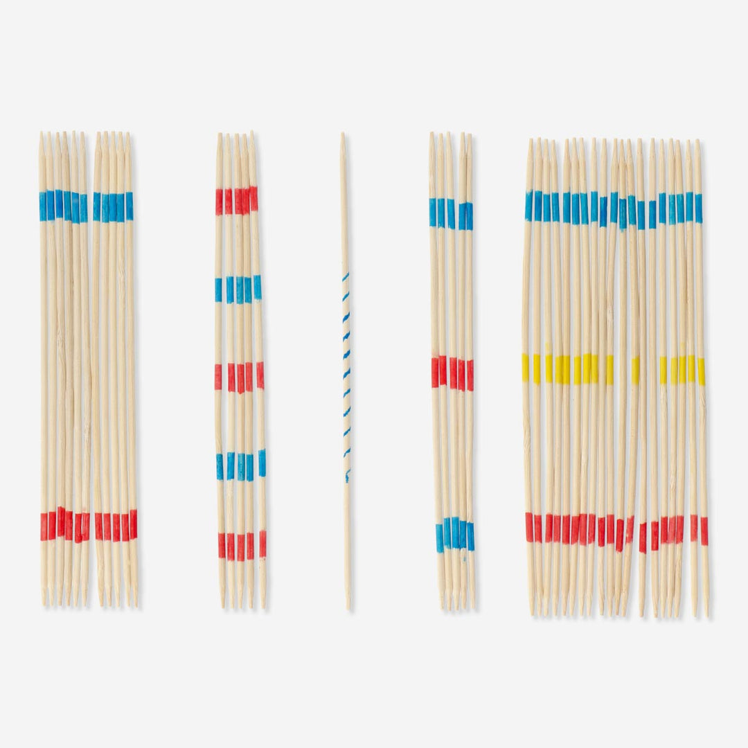 GAME PICK UP STICKS IN WOODEN BOX