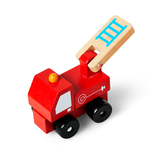 CAR TRUCK WOODEN FIRE TRUCK