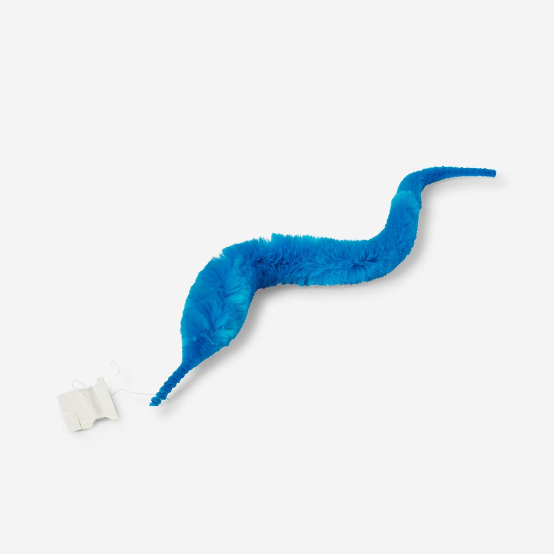 WORM W LINE BLUE