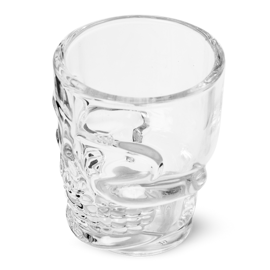 GLASS MINI SKULL CLEAR 35ML