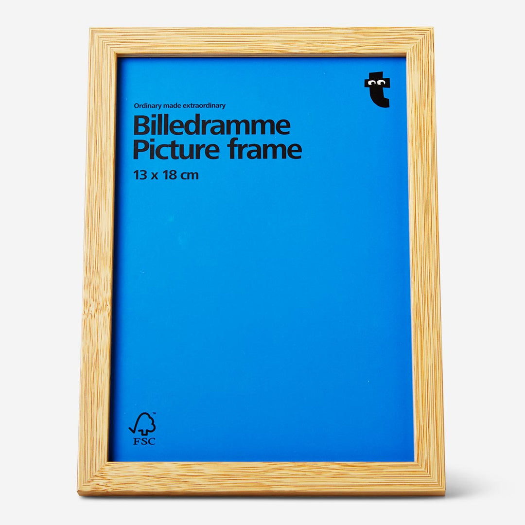 FRAME PHOTO BAMBOO LOOK 13X18 CM