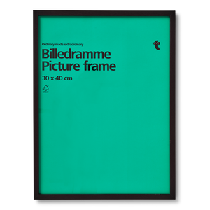 FRAME PHOTO WOOD LOOK BLACK 30X40 CM