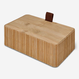 BOX BAMBOO STICKS WITH LID MEDIUM