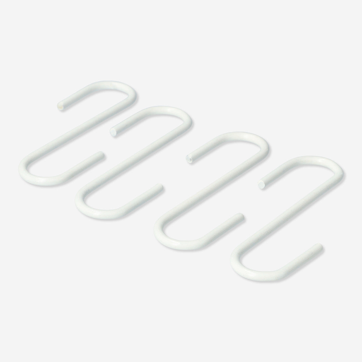 S-HOOK METAL 4 PCS WHITE