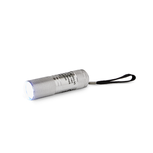 FLASHLIGHT 9LED SILVER