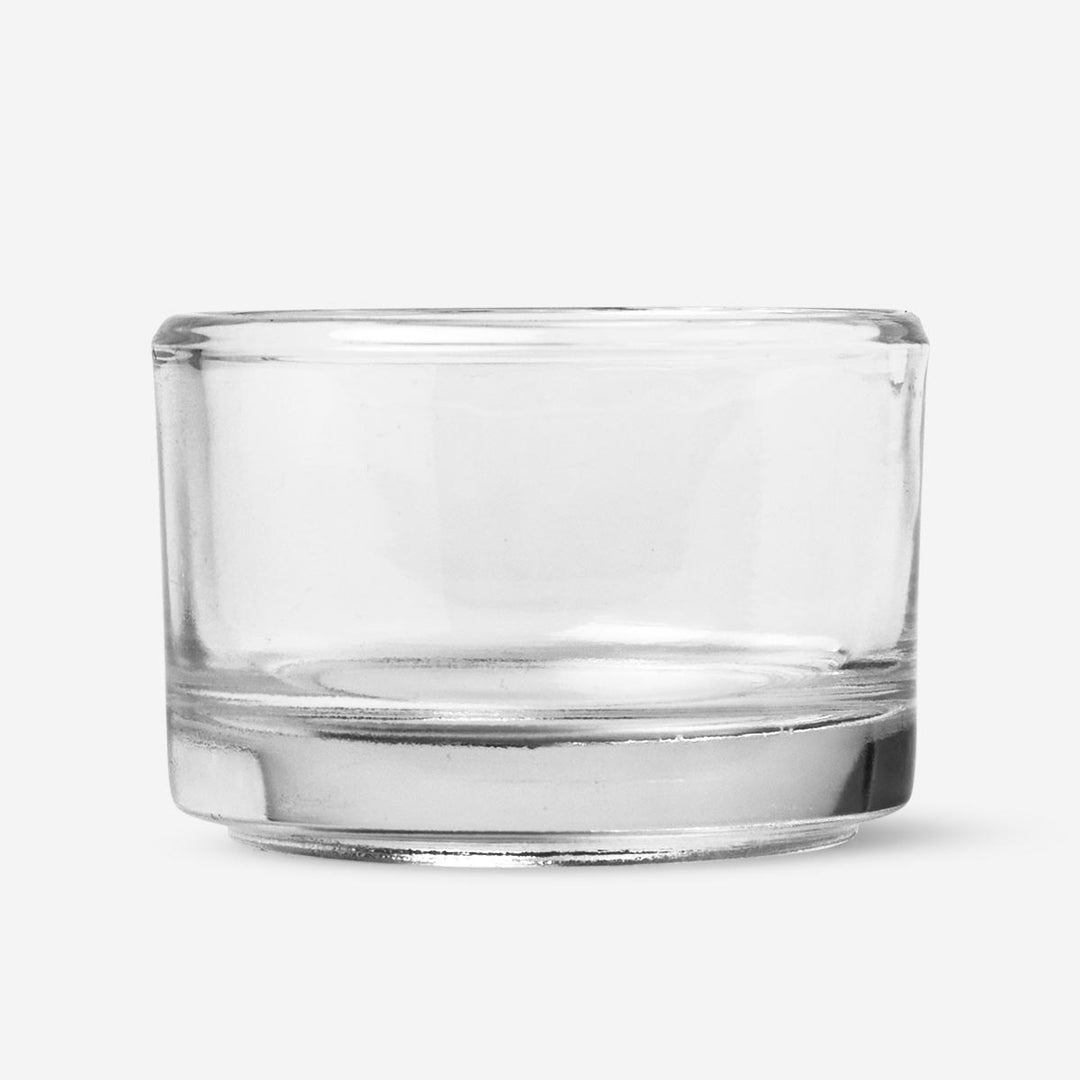 TEALIGHT HOLDER CLEAR GLASS