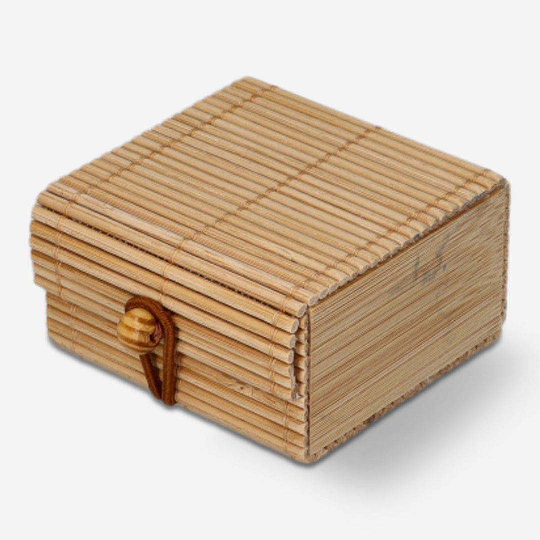 BOX BAMBOO 6X6X3,5 CM