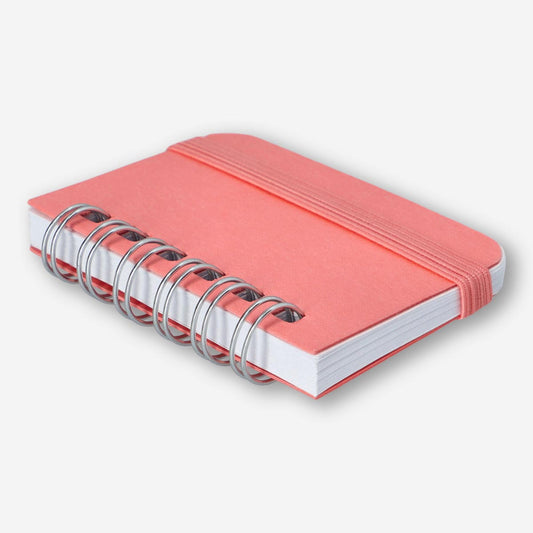 NOTEBOOK W SPIRAL MINI PINK CRAFT