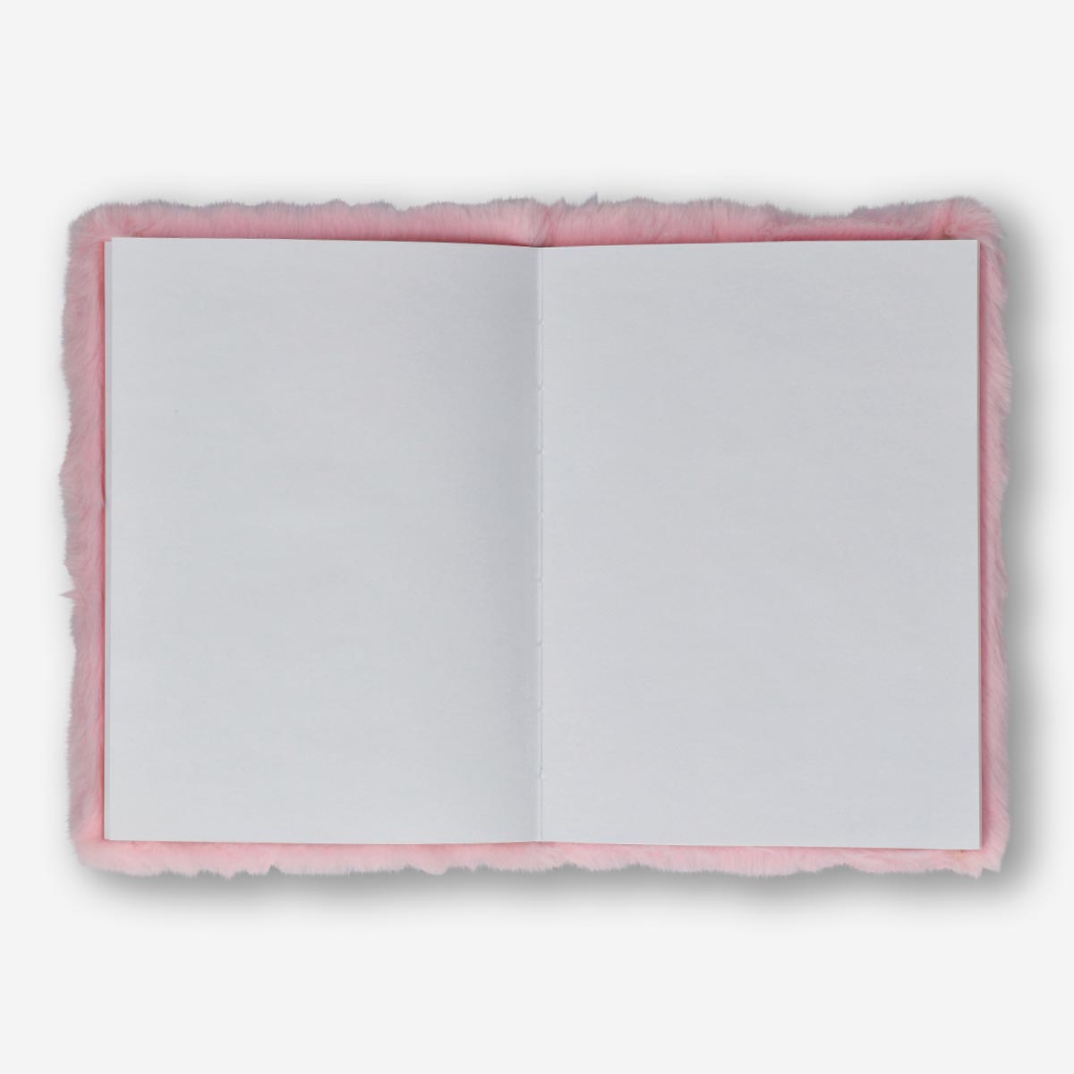 Pembe Peluş Çizgisiz A5 Defter