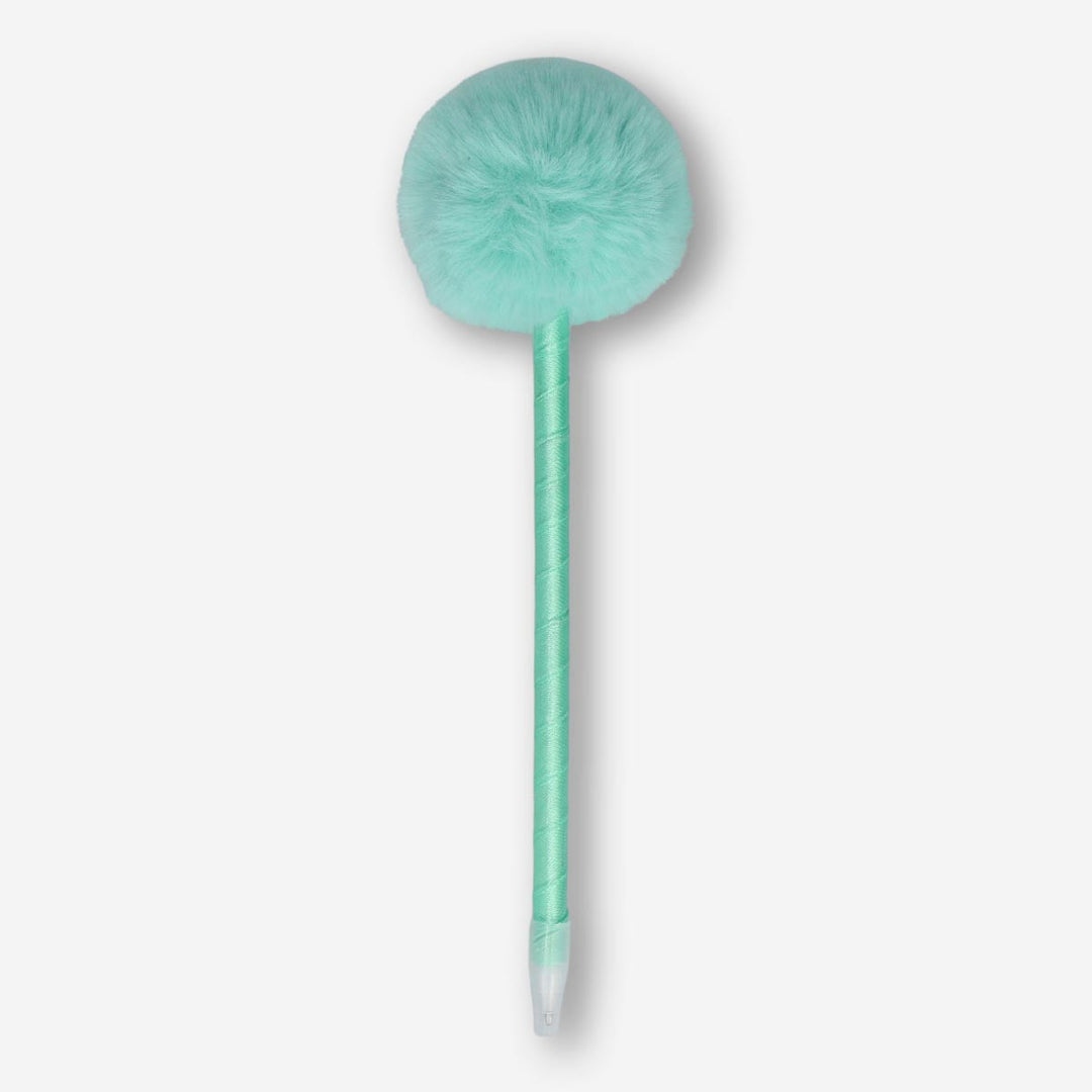 PEN WITH POM POM GREEN