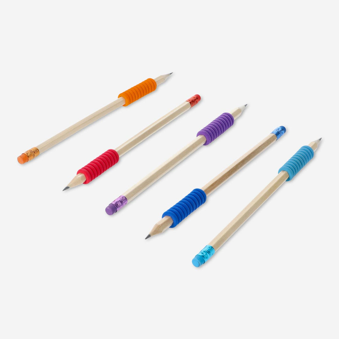 PENCIL W. COL GRIPS 6 PCS