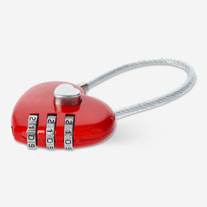 PADLOCK HEART W. CODE