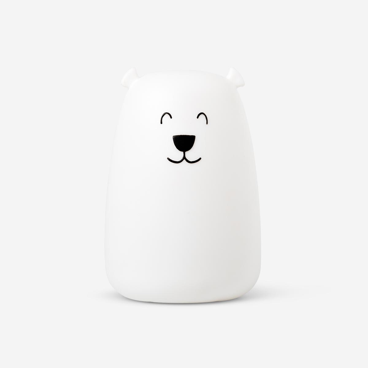 LAMP BLINKING BEAR WHITE