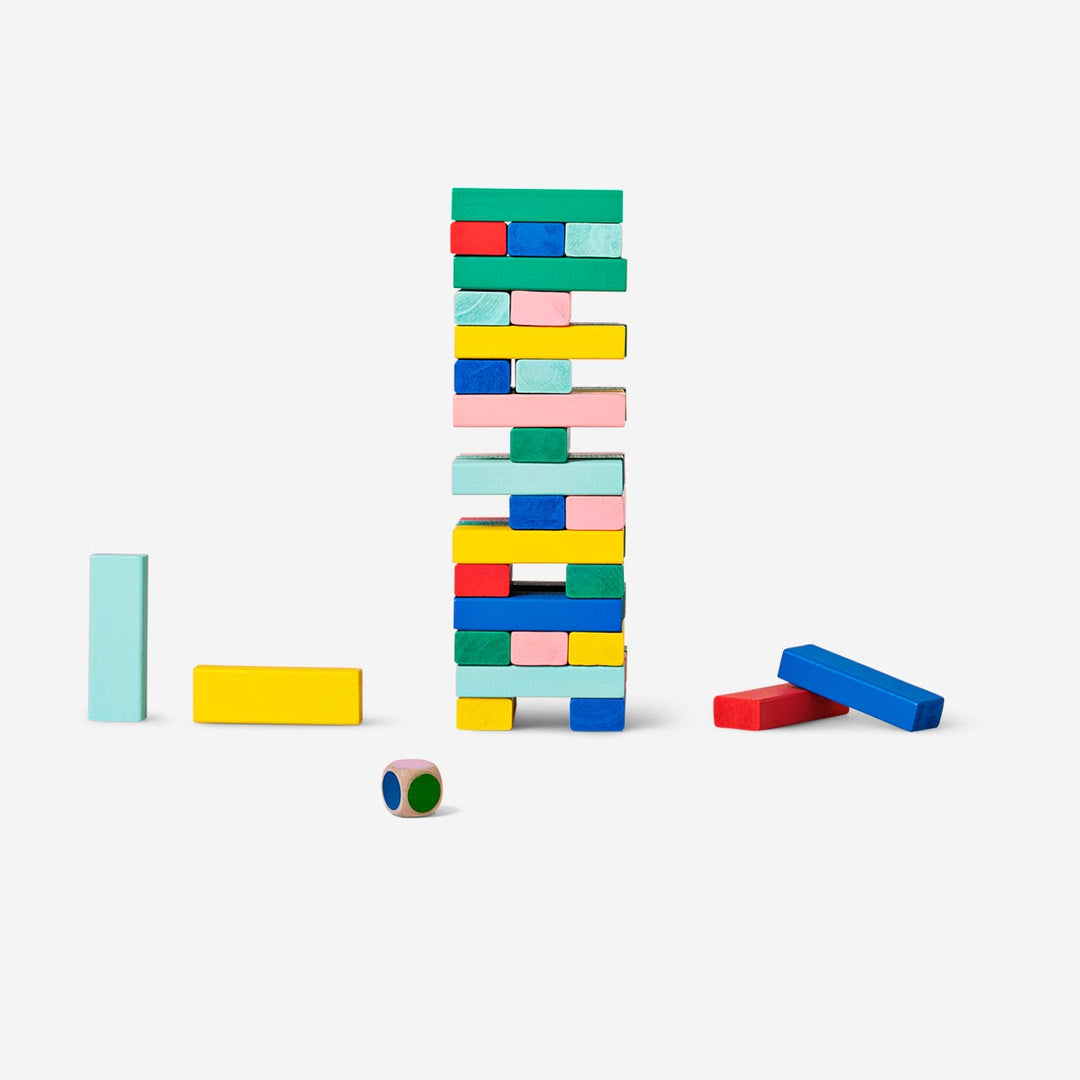 GAME STACKING TOWER WOODEN