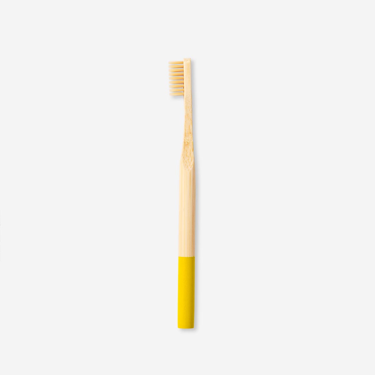 TOOTHBRUSH BAMBOO ADULT MEDIUM YELLOW