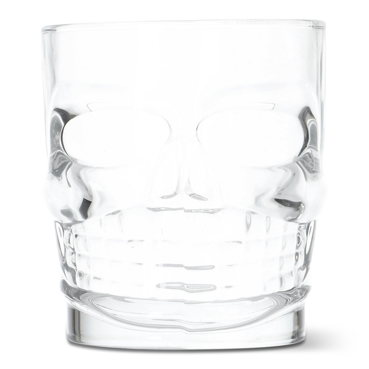 GLASS DRINKING SKULL 280ML