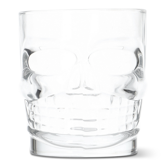 GLASS DRINKING SKULL 280ML