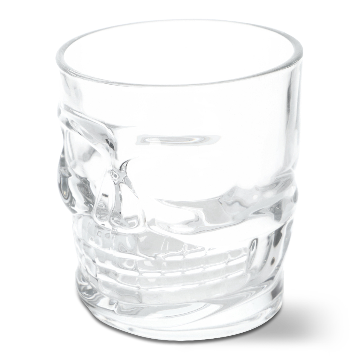 GLASS DRINKING SKULL 280ML