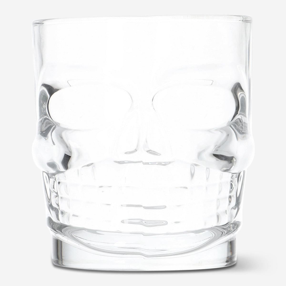 GLASS DRINKING SKULL 280ML