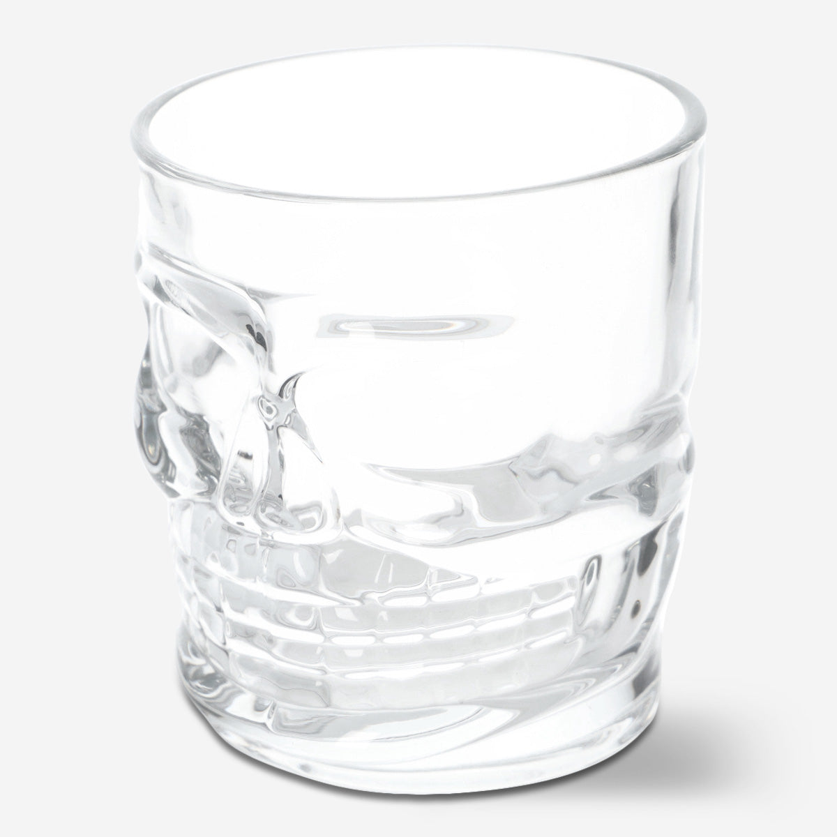 GLASS DRINKING SKULL 280ML