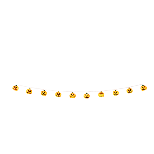 LIGHT CHAIN 10 PCS LED PUMPKIN