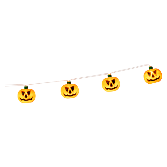 LIGHT CHAIN 10 PCS LED PUMPKIN