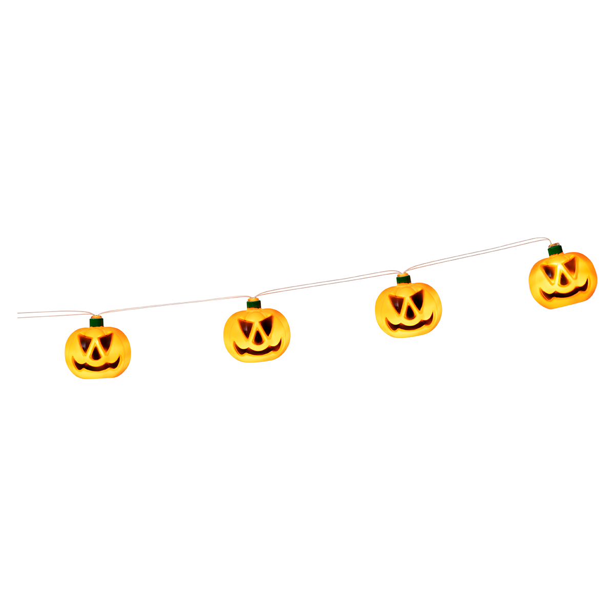 LIGHT CHAIN 10 PCS LED PUMPKIN