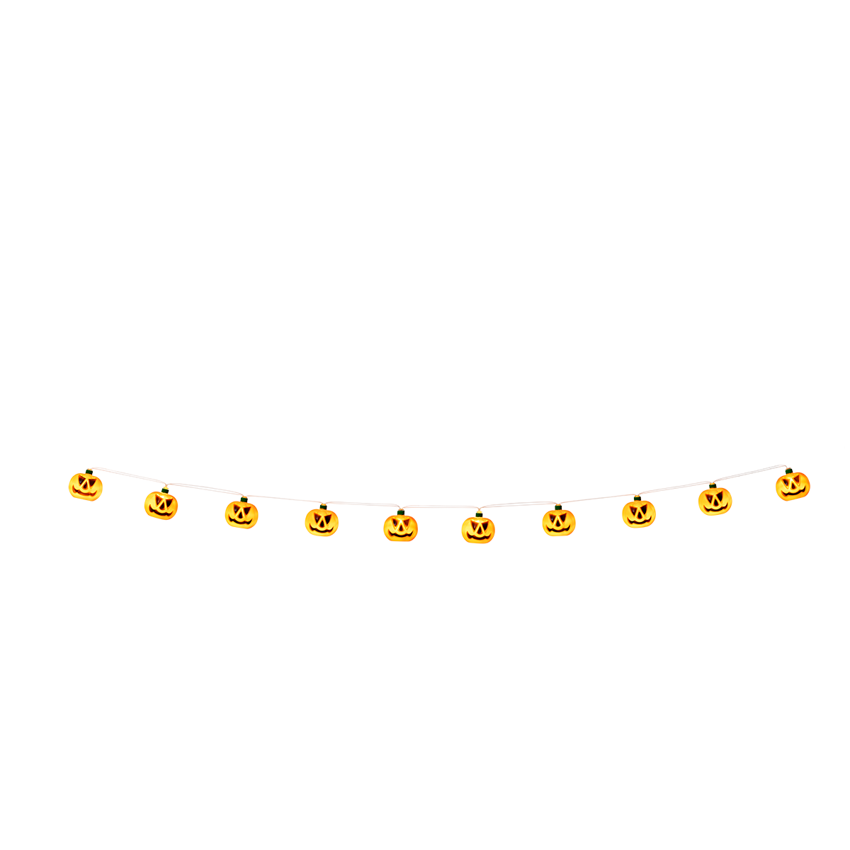 LIGHT CHAIN 10 PCS LED PUMPKIN