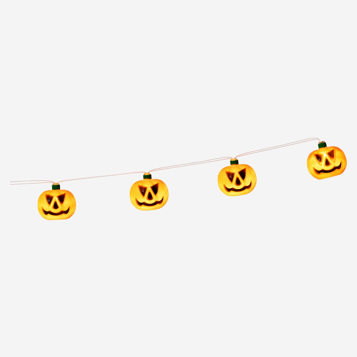 LIGHT CHAIN 10 PCS LED PUMPKIN